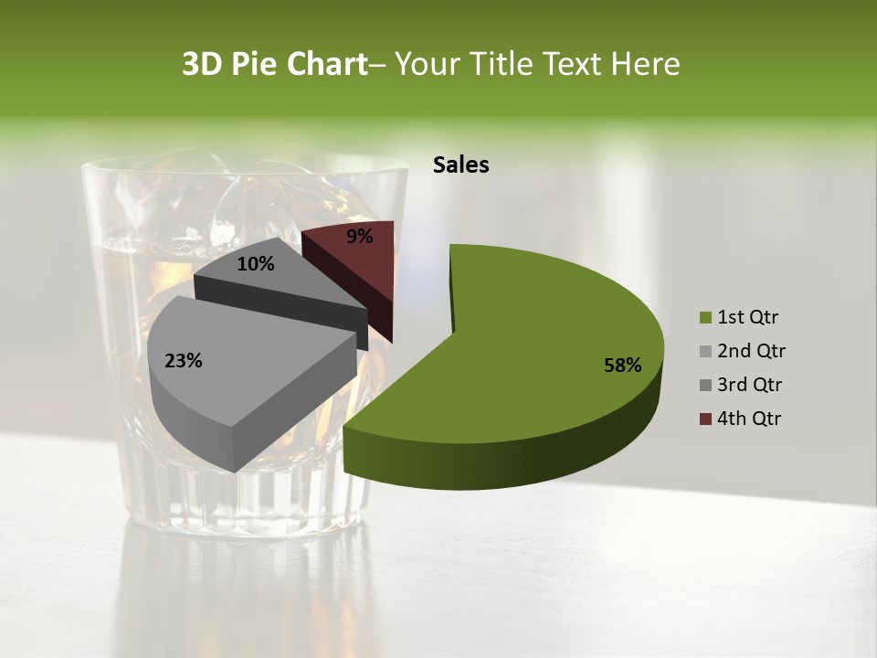 Glass Whiskey Background PowerPoint Template