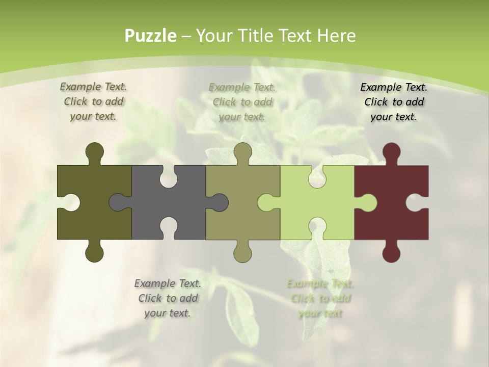 Organic Soil Sunshine PowerPoint Template