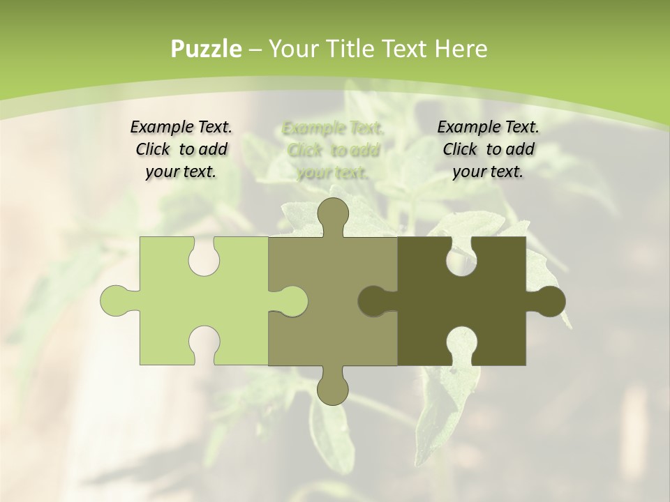 Organic Soil Sunshine PowerPoint Template