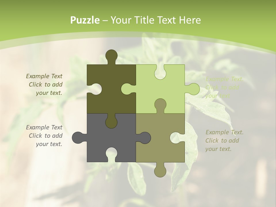 Organic Soil Sunshine PowerPoint Template