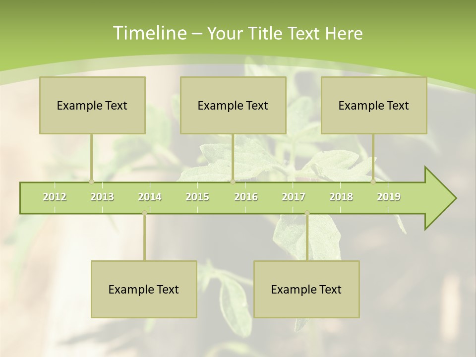 Organic Soil Sunshine PowerPoint Template