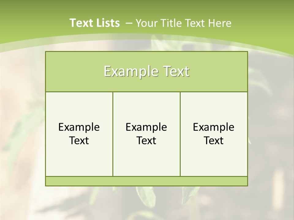 Organic Soil Sunshine PowerPoint Template