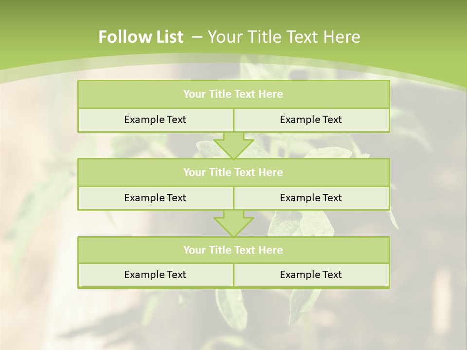 Organic Soil Sunshine PowerPoint Template
