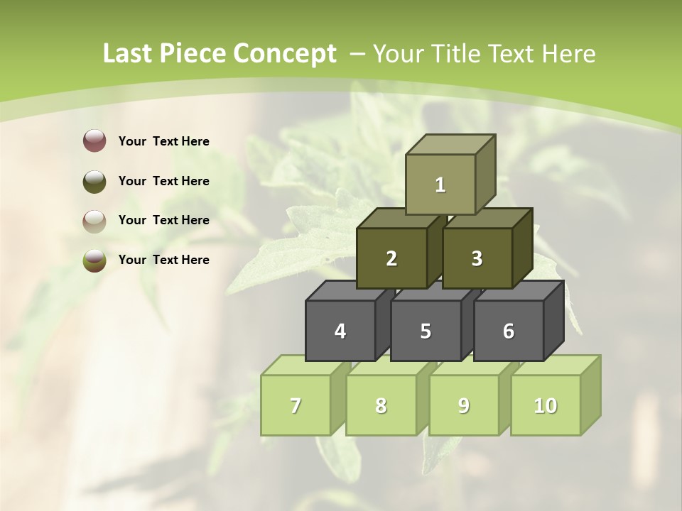 Organic Soil Sunshine PowerPoint Template
