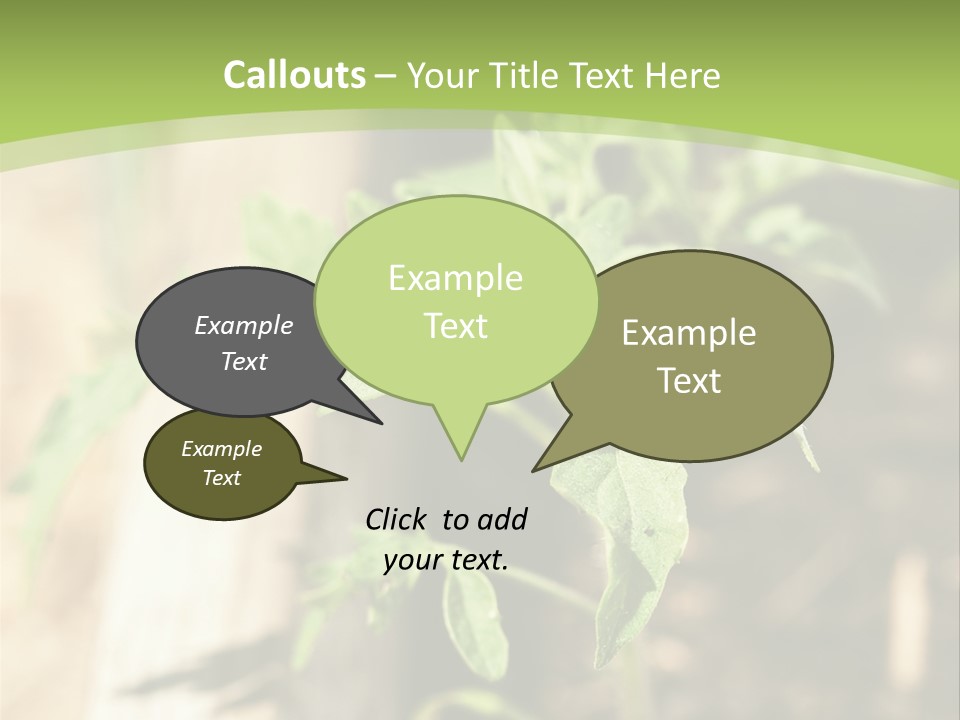 Organic Soil Sunshine PowerPoint Template