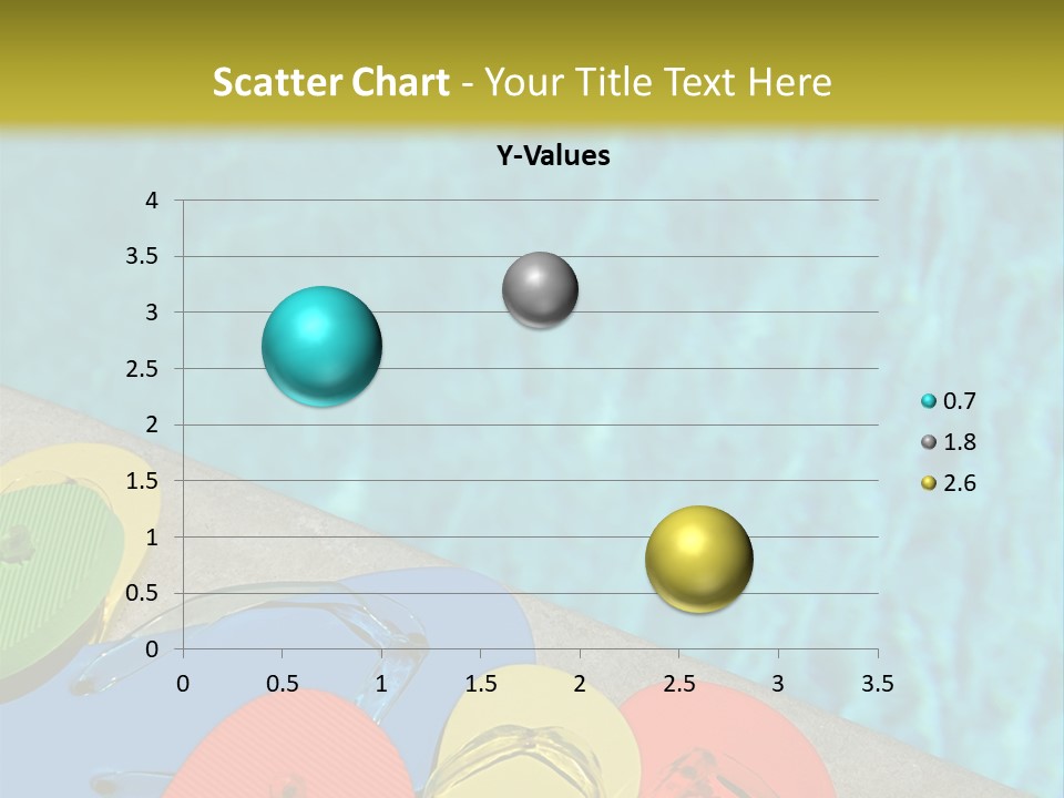 Blue Edge Towel PowerPoint Template