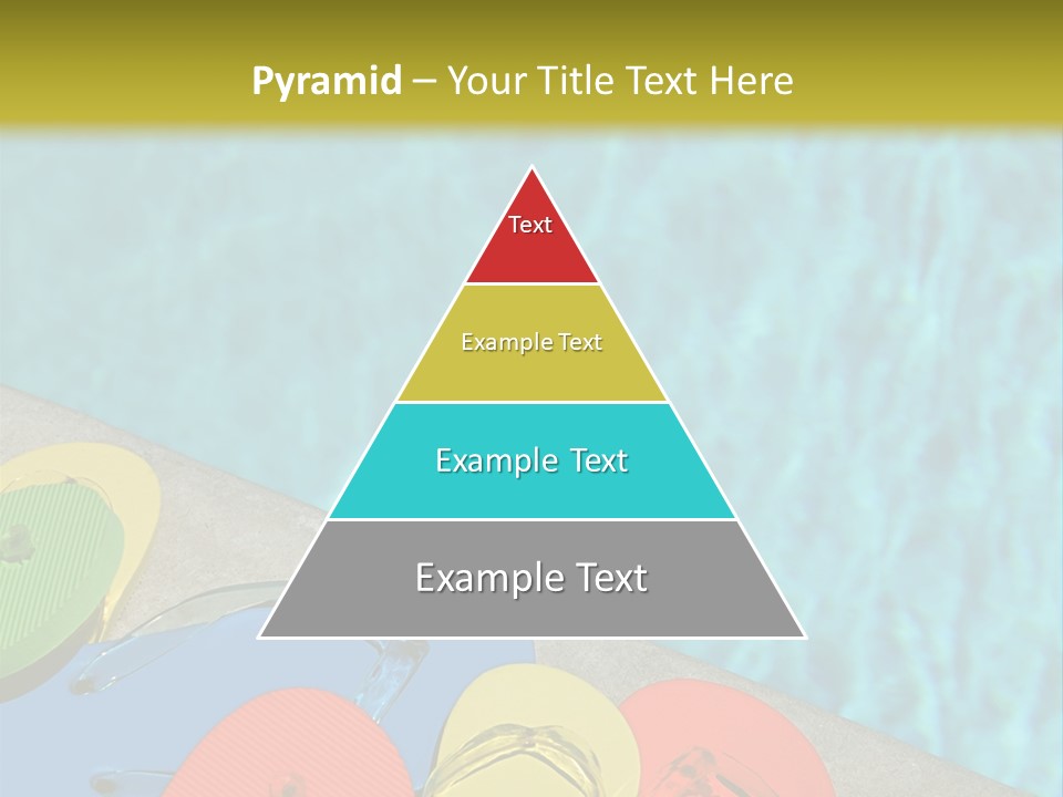 Blue Edge Towel PowerPoint Template