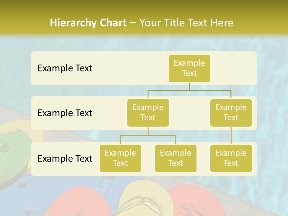 Blue Edge Towel PowerPoint Template