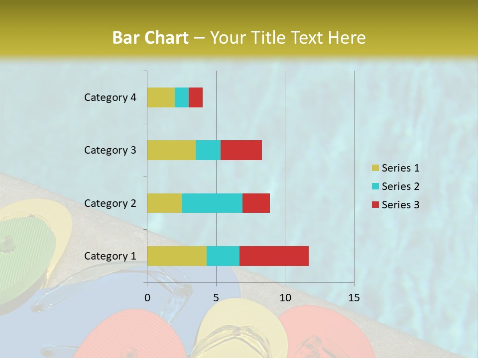 Blue Edge Towel PowerPoint Template