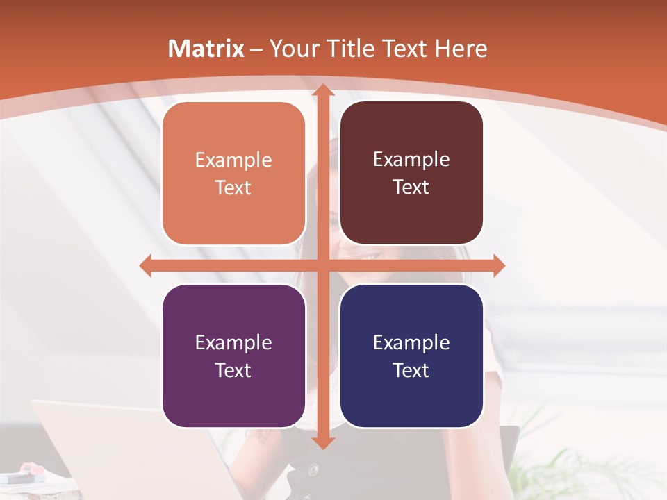 Career Businesswoman Assistant PowerPoint Template