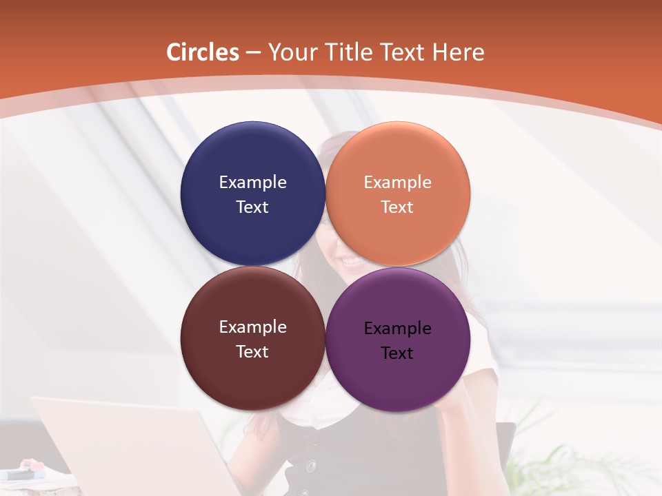 Career Businesswoman Assistant PowerPoint Template