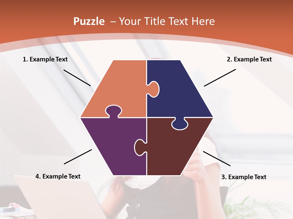 Career Businesswoman Assistant PowerPoint Template