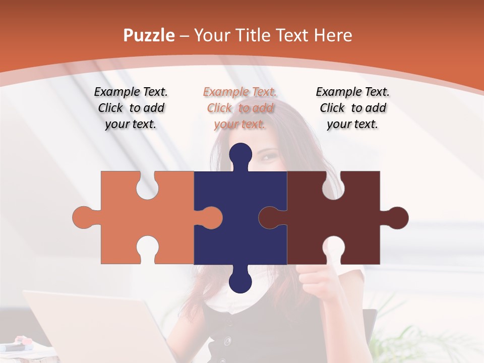 Career Businesswoman Assistant PowerPoint Template