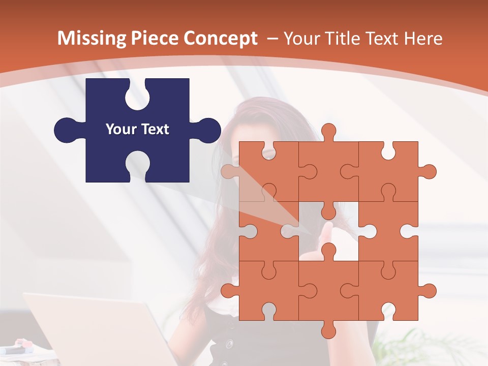 Career Businesswoman Assistant PowerPoint Template