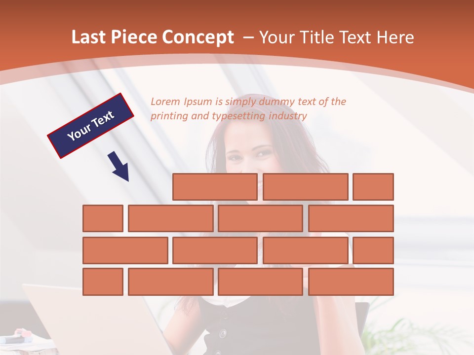 Career Businesswoman Assistant PowerPoint Template