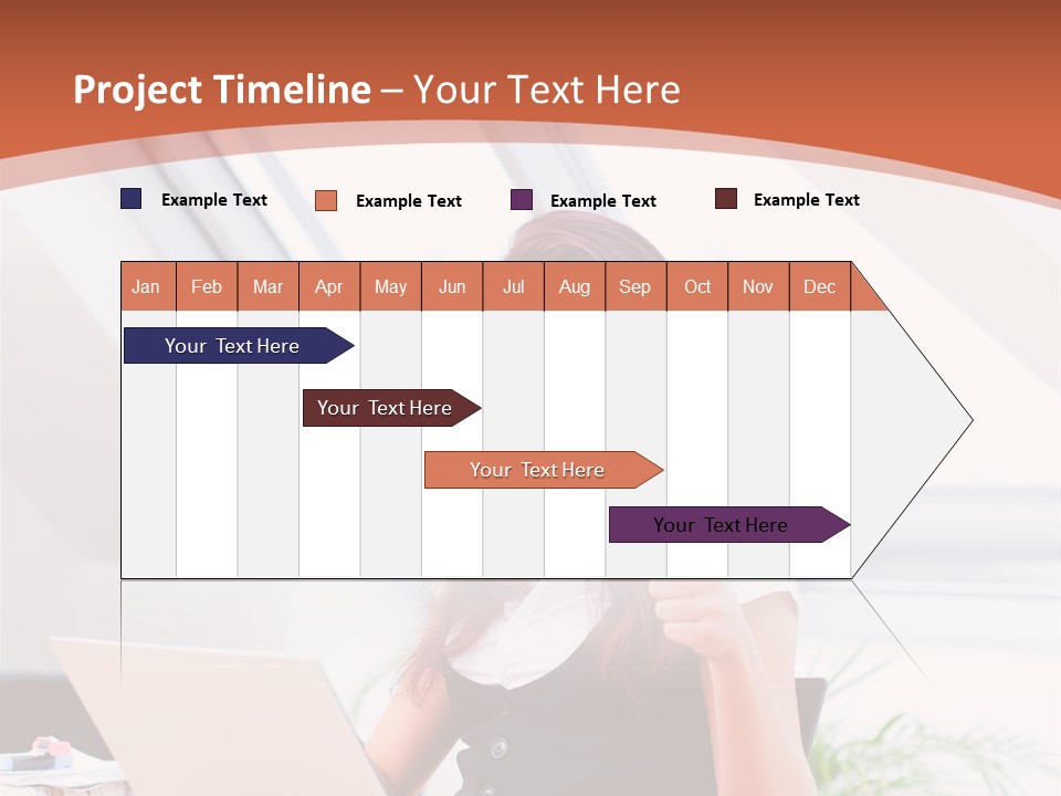 Career Businesswoman Assistant PowerPoint Template