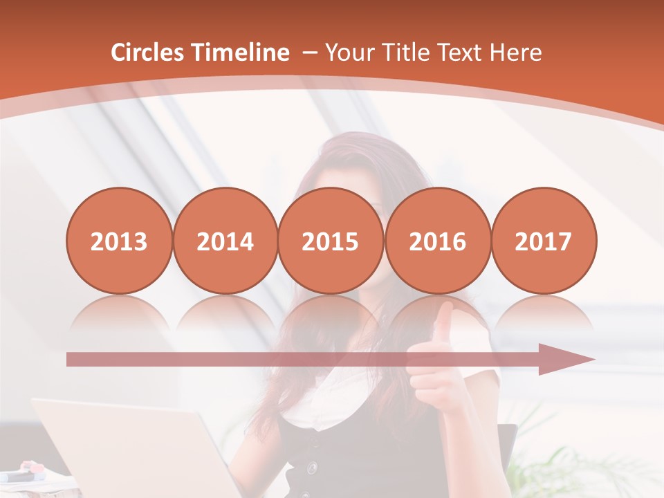 Career Businesswoman Assistant PowerPoint Template