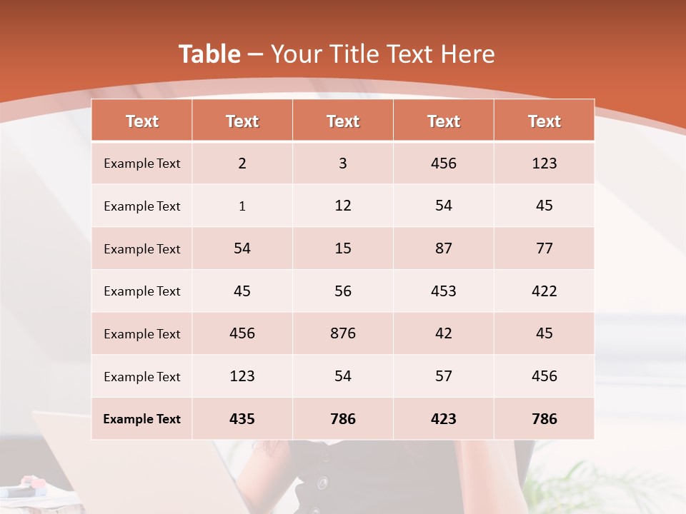 Career Businesswoman Assistant PowerPoint Template