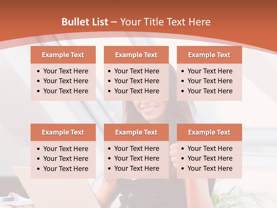 Career Businesswoman Assistant PowerPoint Template