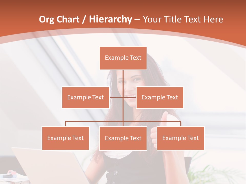 Career Businesswoman Assistant PowerPoint Template