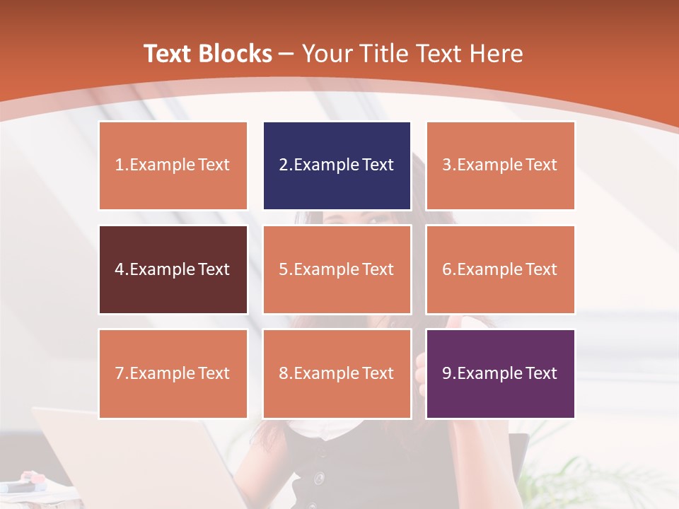 Career Businesswoman Assistant PowerPoint Template
