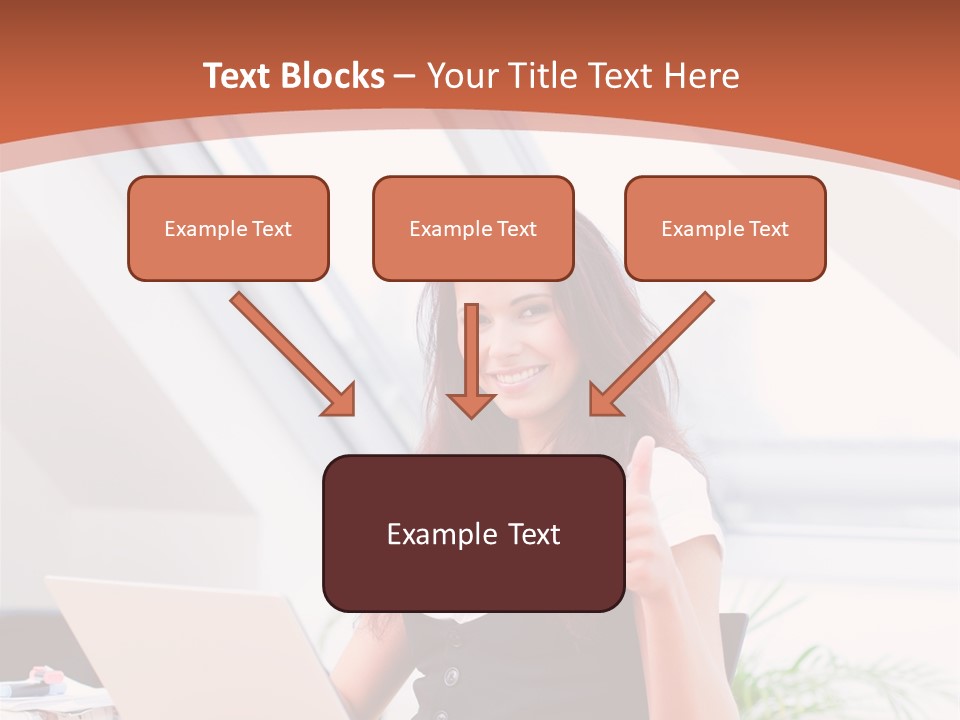 Career Businesswoman Assistant PowerPoint Template