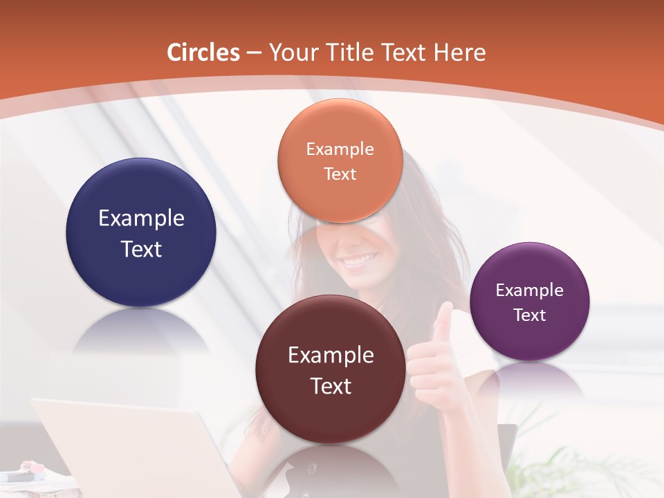 Career Businesswoman Assistant PowerPoint Template