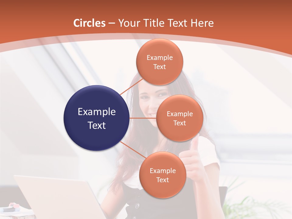 Career Businesswoman Assistant PowerPoint Template