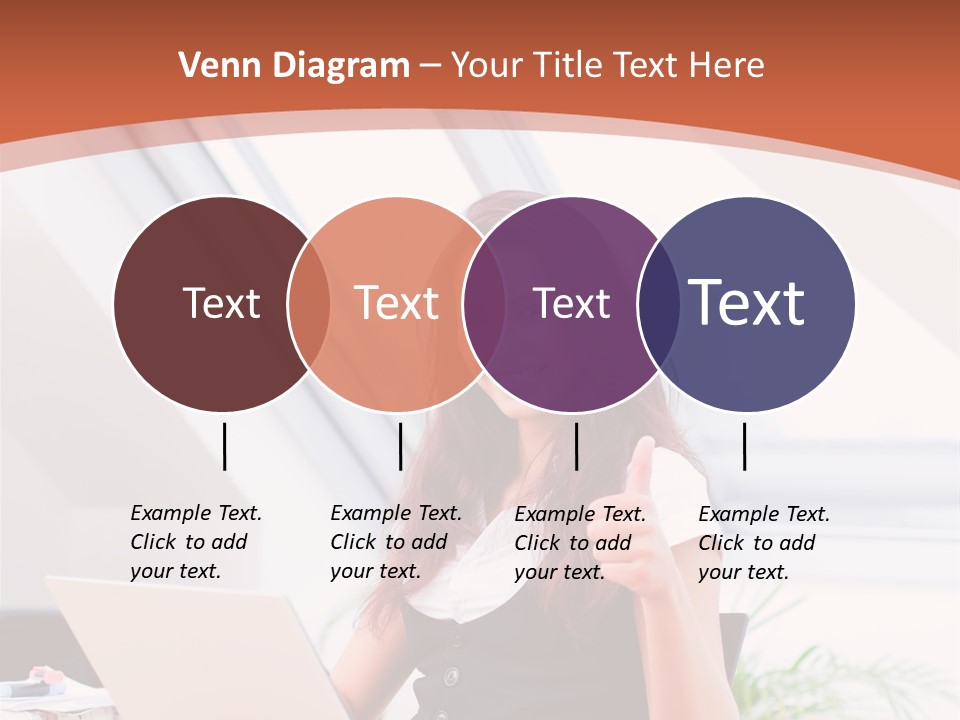 Career Businesswoman Assistant PowerPoint Template