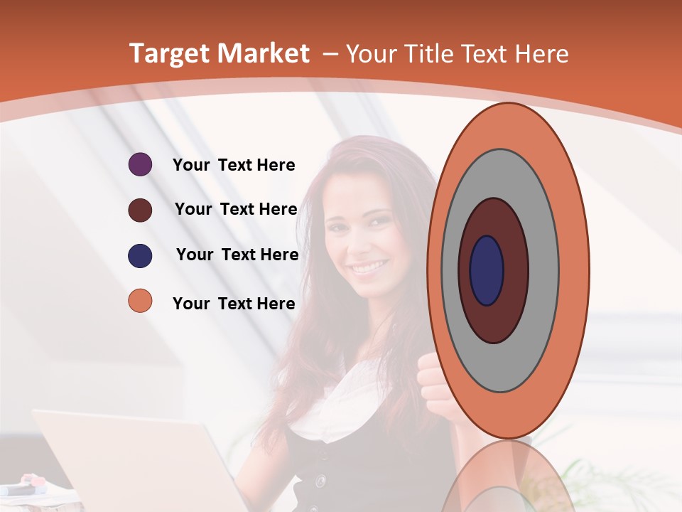 Career Businesswoman Assistant PowerPoint Template