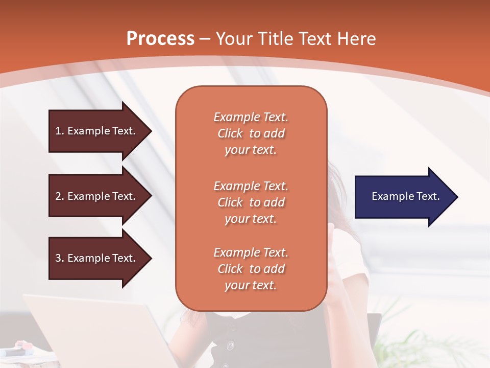Career Businesswoman Assistant PowerPoint Template