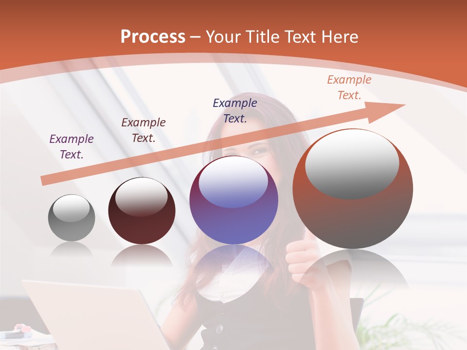 Career Businesswoman Assistant PowerPoint Template