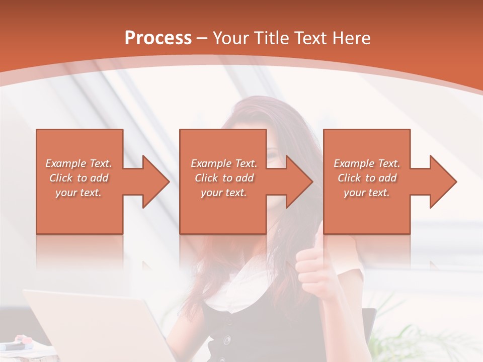 Career Businesswoman Assistant PowerPoint Template