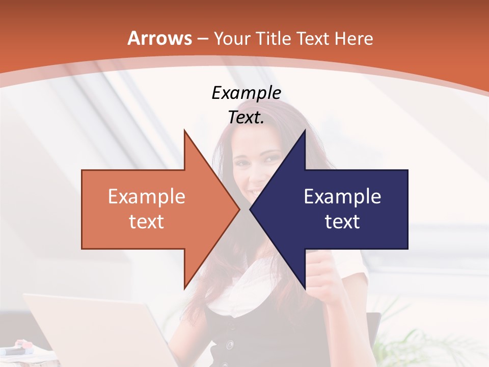 Career Businesswoman Assistant PowerPoint Template