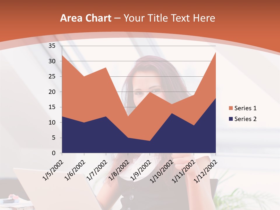 Career Businesswoman Assistant PowerPoint Template