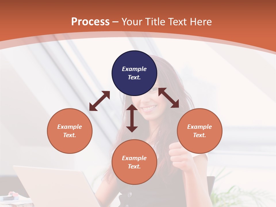 Career Businesswoman Assistant PowerPoint Template