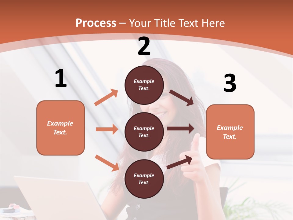 Career Businesswoman Assistant PowerPoint Template