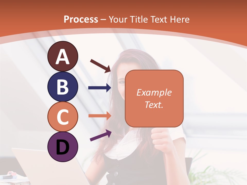 Career Businesswoman Assistant PowerPoint Template