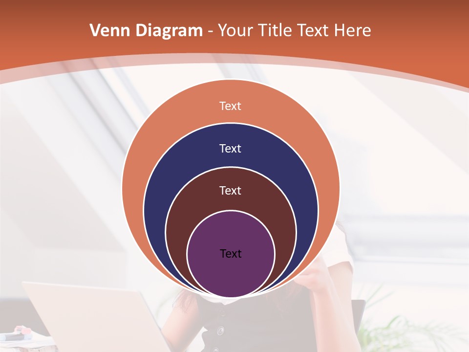 Career Businesswoman Assistant PowerPoint Template