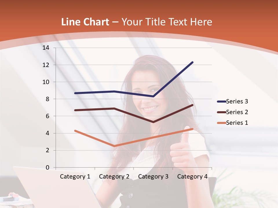 Career Businesswoman Assistant PowerPoint Template