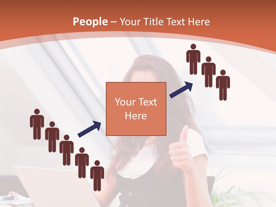 Career Businesswoman Assistant PowerPoint Template