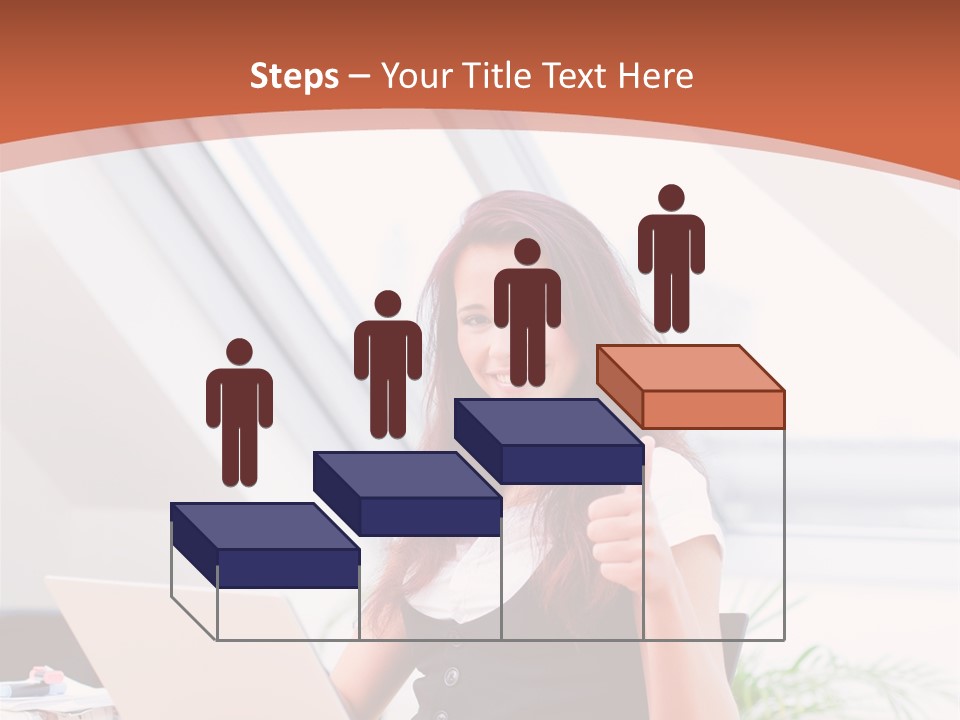 Career Businesswoman Assistant PowerPoint Template