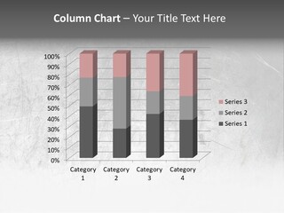 A Black And White Photo Of A Grungy Surface PowerPoint Template