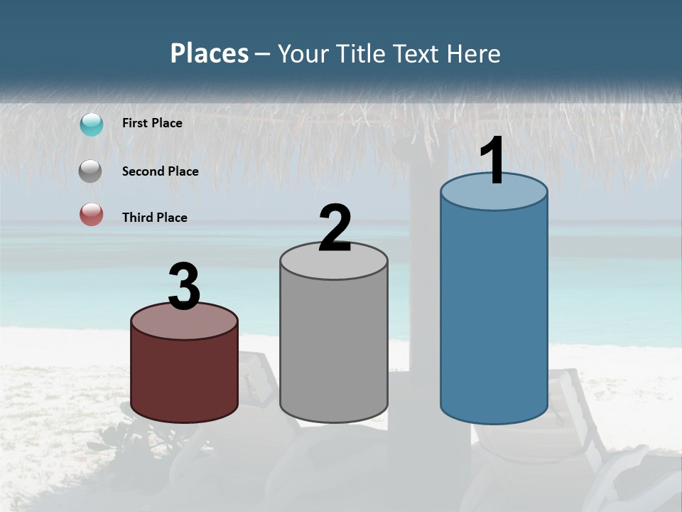 Tanning Travel Caribbean PowerPoint Template