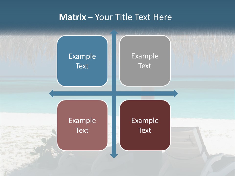 Tanning Travel Caribbean PowerPoint Template