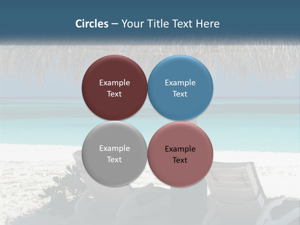 Tanning Travel Caribbean PowerPoint Template