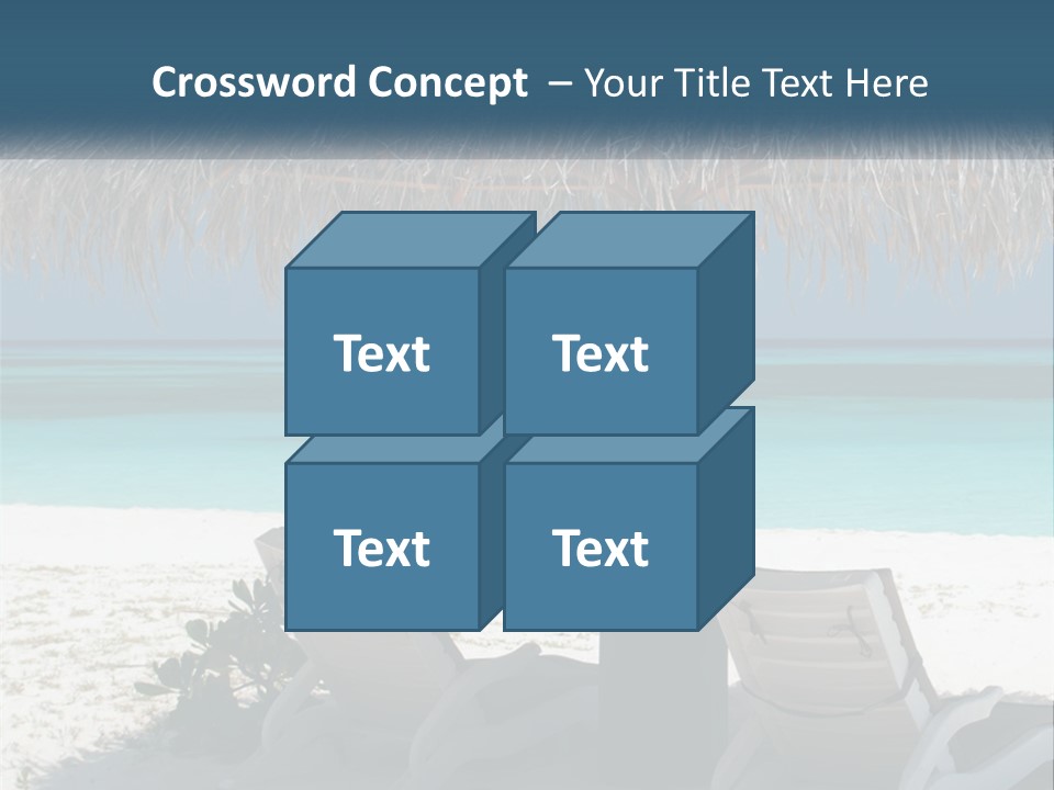 Tanning Travel Caribbean PowerPoint Template