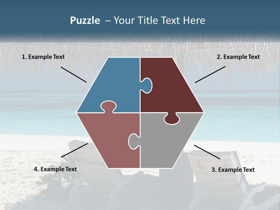 Tanning Travel Caribbean PowerPoint Template