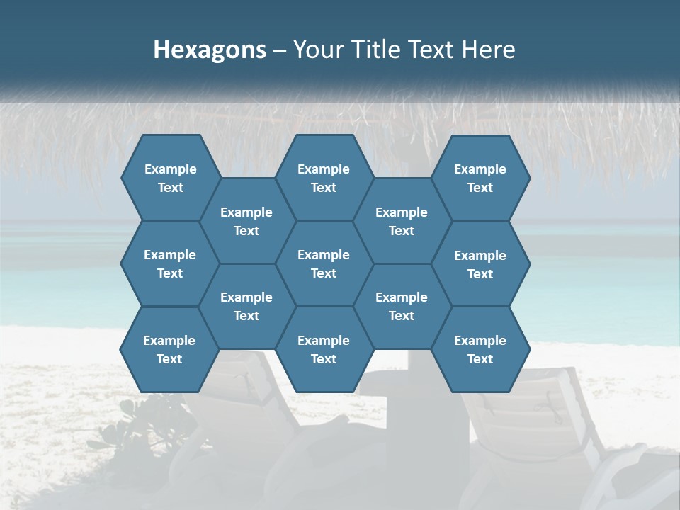 Tanning Travel Caribbean PowerPoint Template