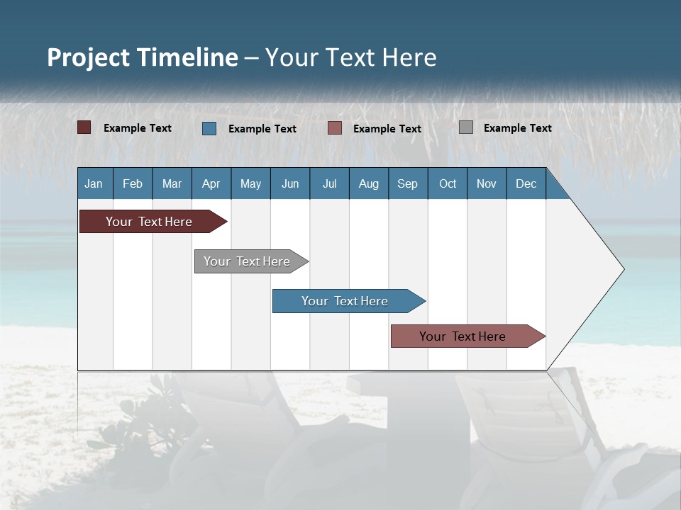 Tanning Travel Caribbean PowerPoint Template